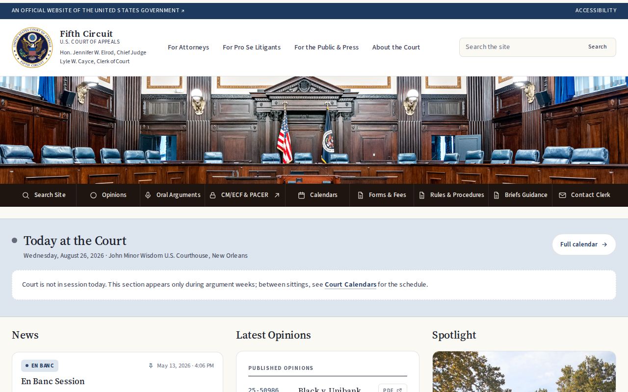 DeSoto Parish court docket federal appeals route